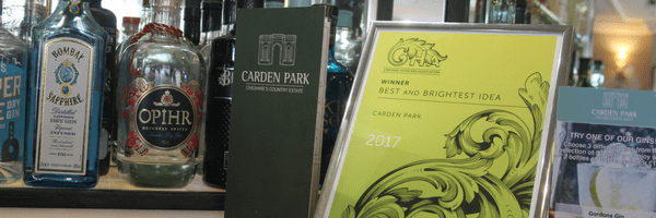 Carden Park drinks menu 