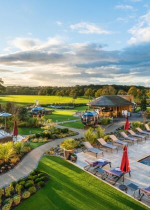 Carden Park spa outdoor area